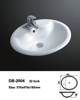 Oval Drop In Sink