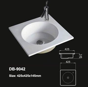 Square Drop In Sink,Drop Sink,Above Sink,Above Counter Lavatory,Drop In Bathroom Washbowl