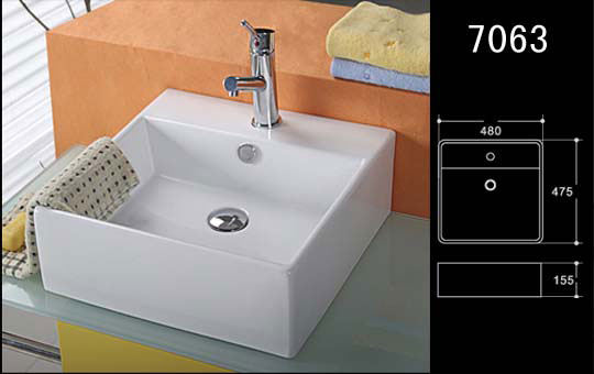 Bathroom Vessel,Square Bathroom Sink,Bathroom Ceramic,Ceramic Washbasin,Porcelain Ceramic