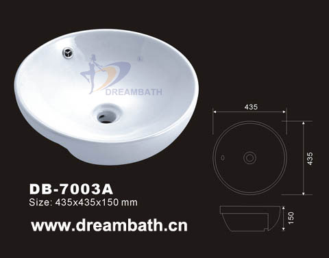 Semi Recessed Basin