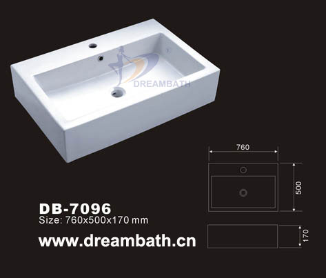 Rectangular Ceramic Sink