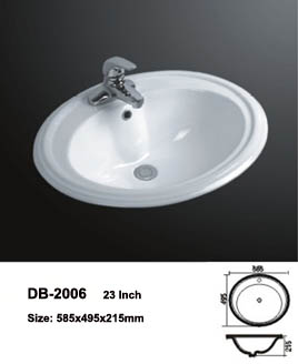 Porcelain Drop In Sink