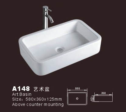 White Vessel Sink