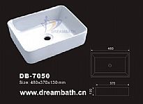 Rectangular Ceramic Basin