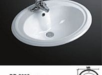 Porcelain Drop In Sink